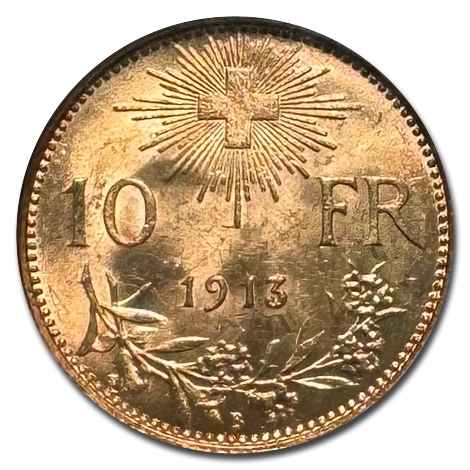 1830年 スイス・フリブール バッツ PCGS MS64